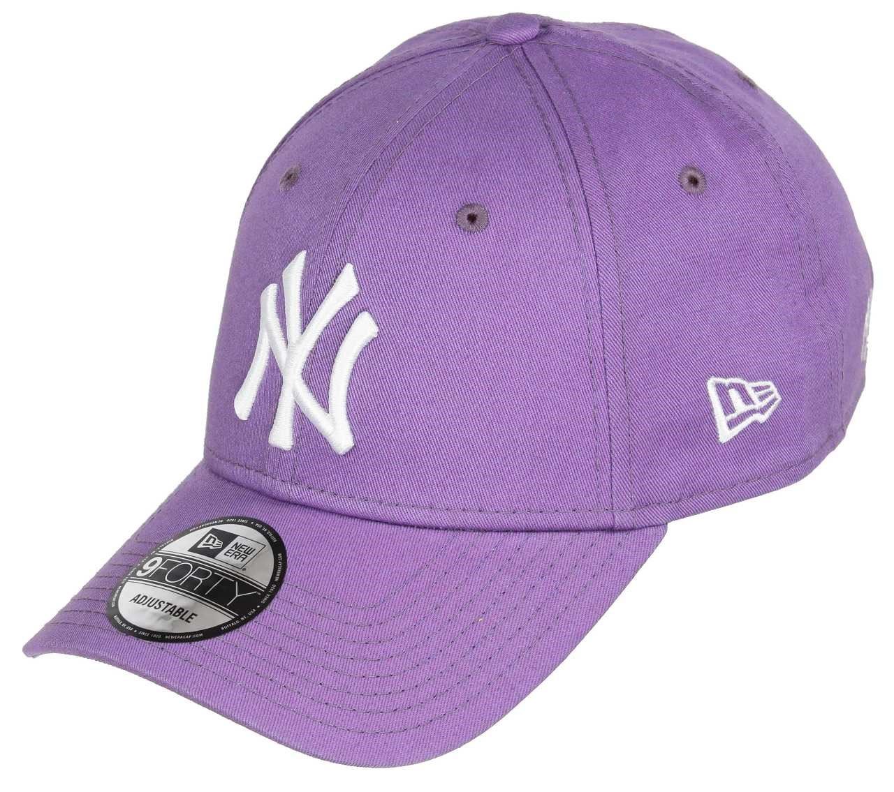New York Yankees Purple Solid Back 9Forty Adjustable Cap New Era