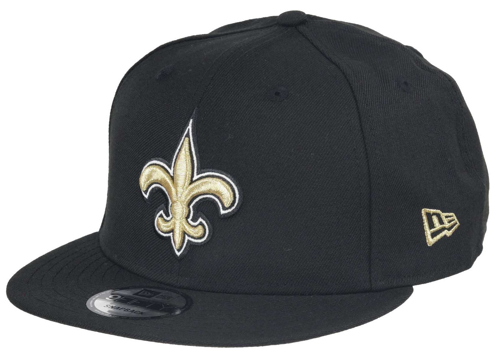 New Orleans Saints NFL Essential Black 9Fifty Snapback Cap New Era