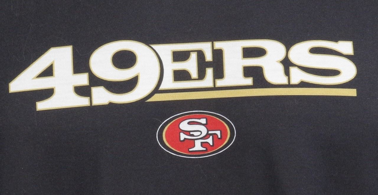 San Francisco 49ers Big Logo Back T-Shirt Black New Era