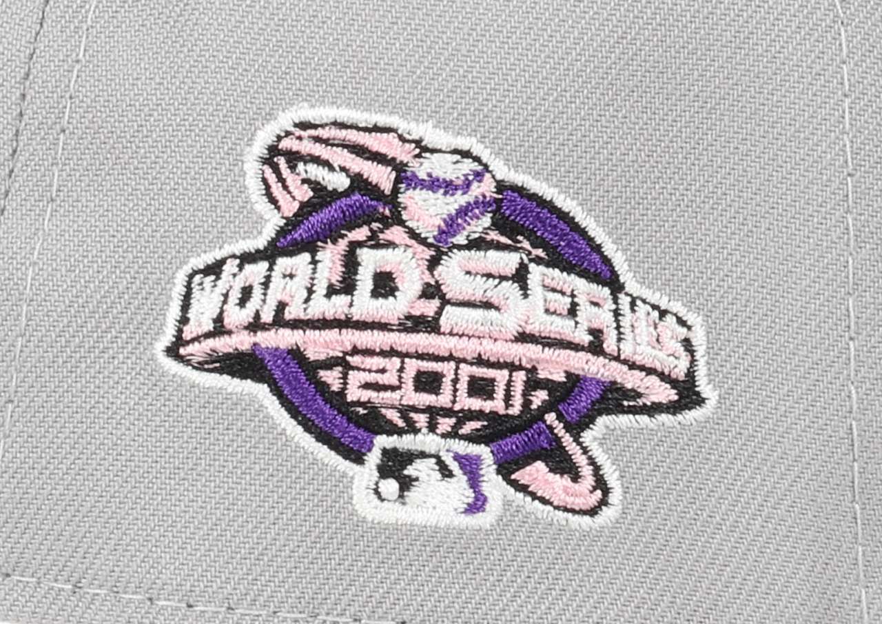 Arizona Diamondbacks MLB Cooperstown World Series 2001  Sidepatch Gray Black 9Forty A-Frame Adjustable Cap New Era