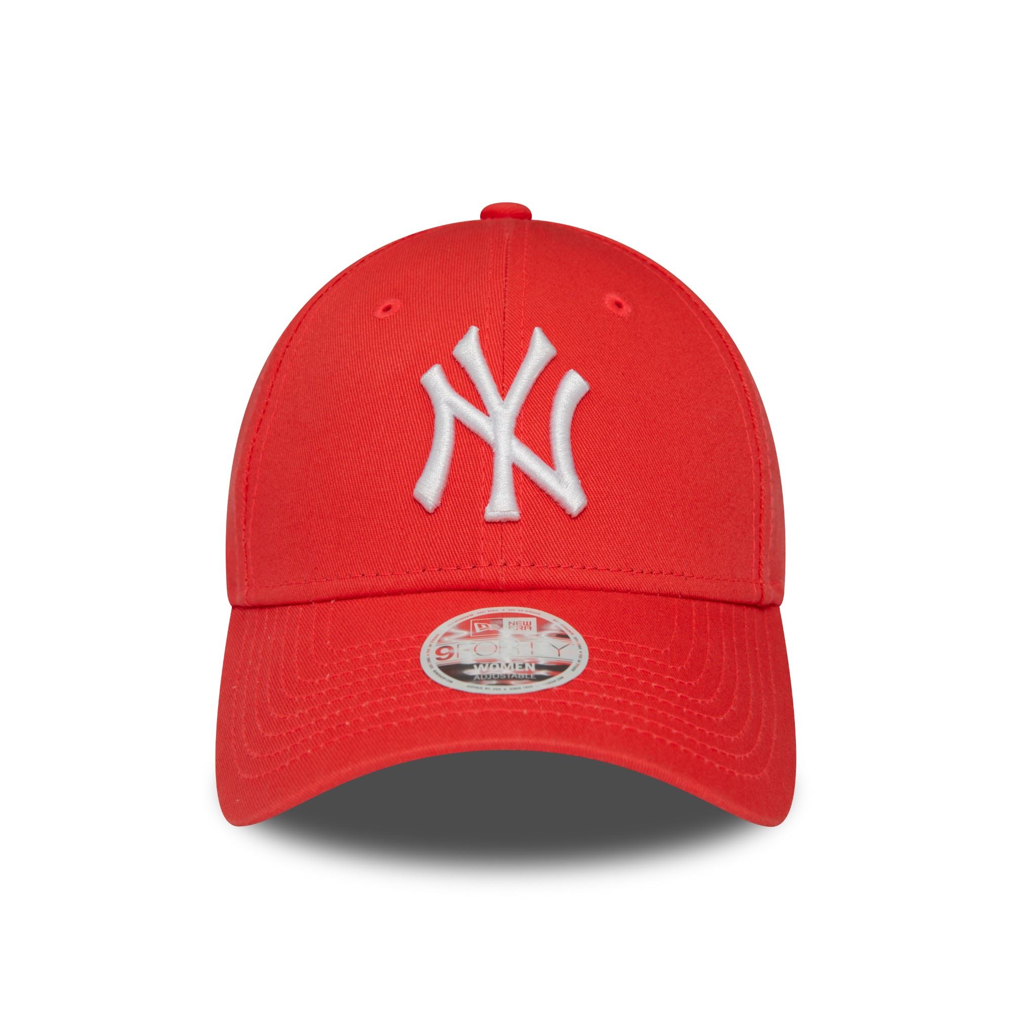 New York Yankees MLB League Essential Red 9Forty Adjustable Women Cap New Era