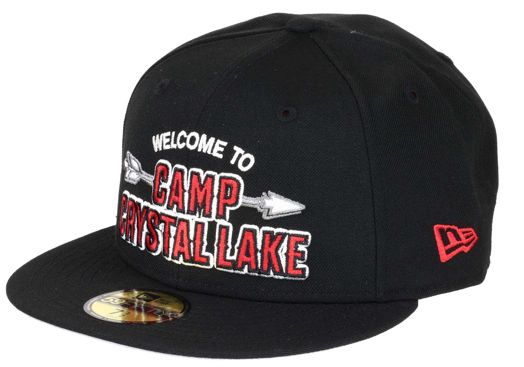 Camp Crystal Lake Freitag der 13. Black 59Fifty Basecap New Era
