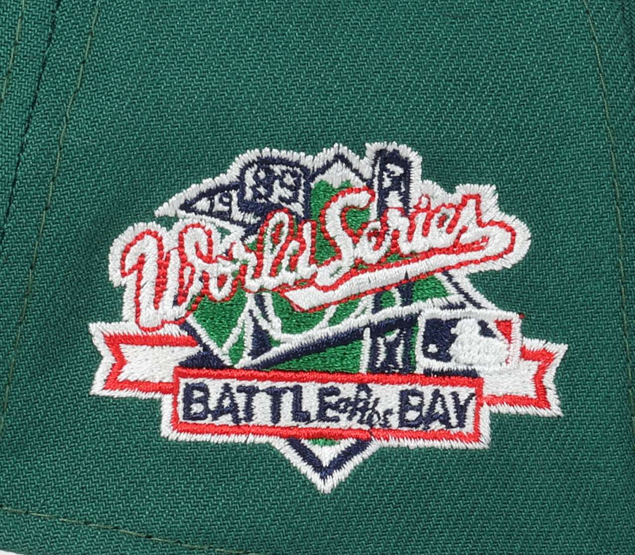Oakland Athletics MLB World Series 1989 Battle of the Bay Green Black Cord 9Forty A-Frame Snapback Cap New Era
