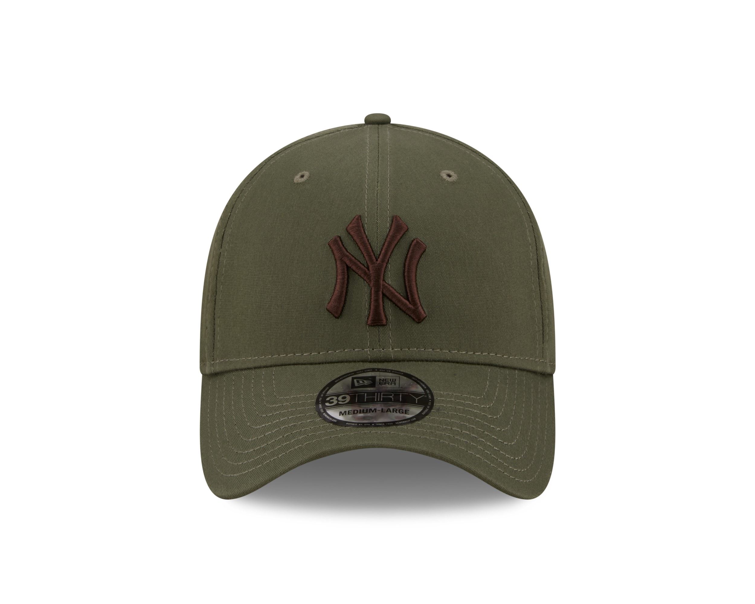 New York Yankees MLB League Essential Olivgrün 39Thirty Stretch Cap New Era