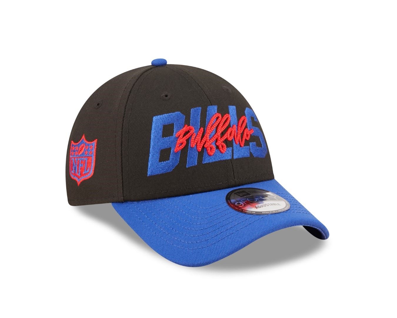 Buffalo Bills 2022 NFL Draft Black Royal 9Forty Snapback Cap New Era