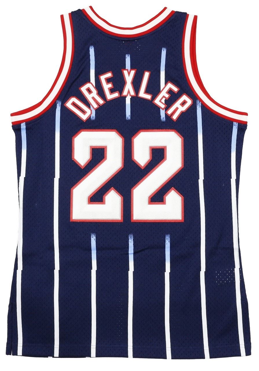 Clyde Drexler #22 Houston Rockets NBA Swingman Jersey Mitchell & Ness