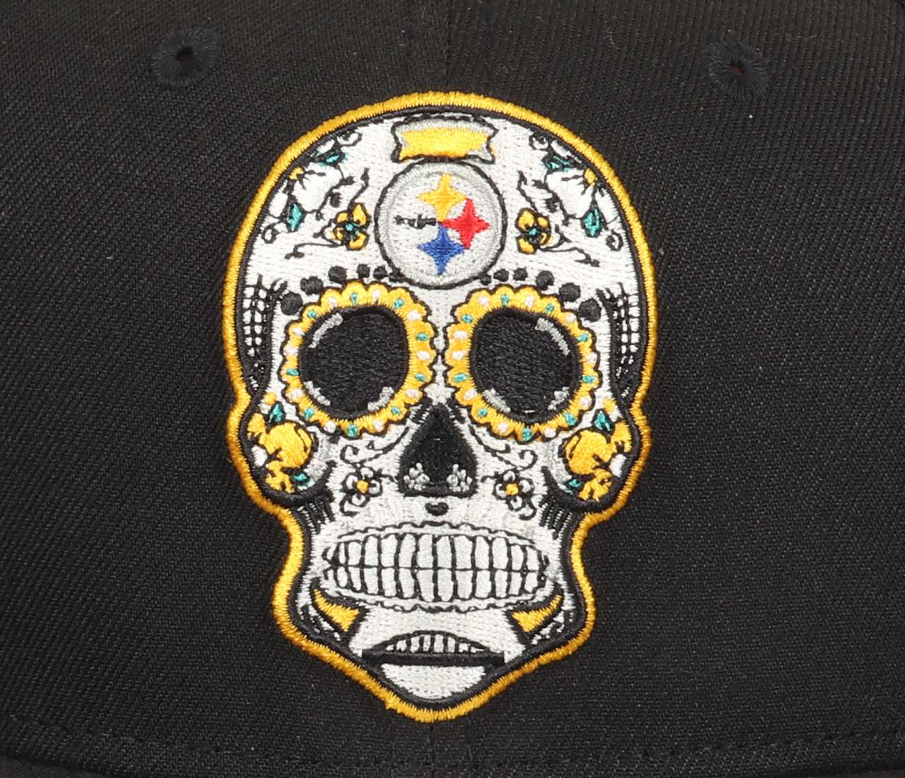 Pittsburgh Steelers NLF Sugar Skull Black 9Fifty Original Fit Cap New Era