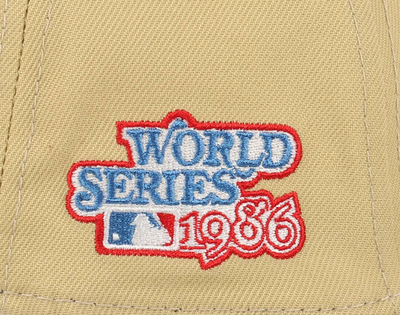 New York Mets MLB World Series 1986 Sidepatch Vegas Gold Black 9Forty A-Frame Snapback Cap New Era