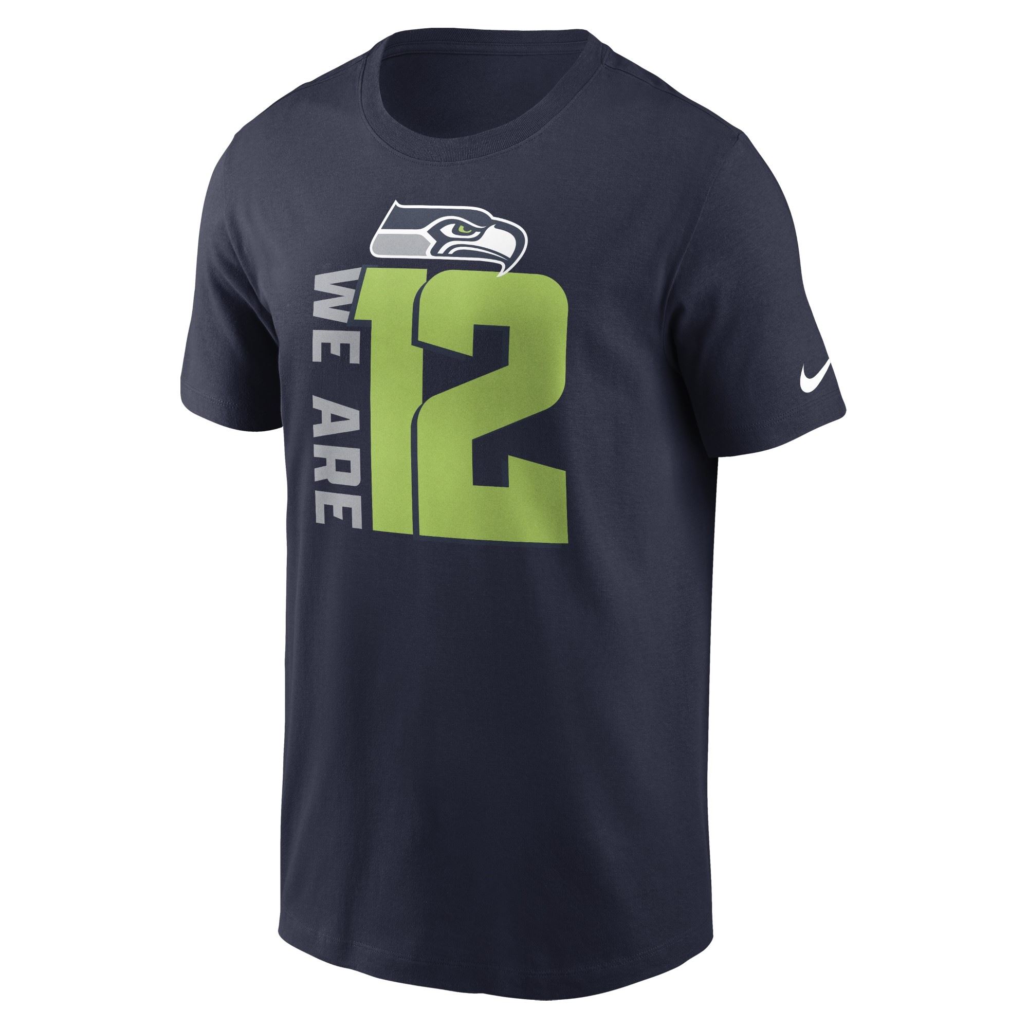Seattle Seahawks Navy NFL Local Essential T-Shirt Nike 