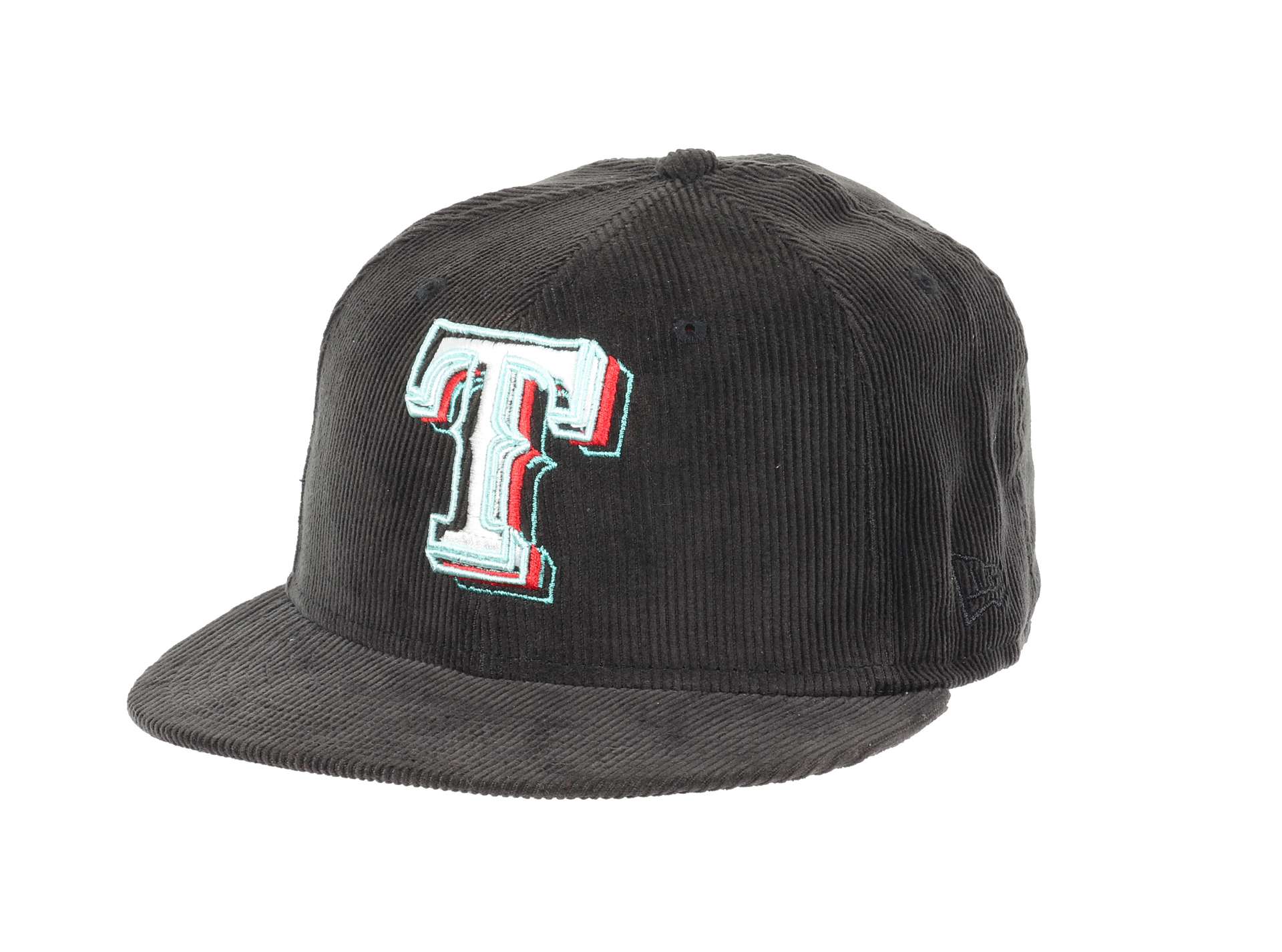 Texas Rangers 40th Anniversary Sidepatch Cord Black 59Fifty Basecap New Era