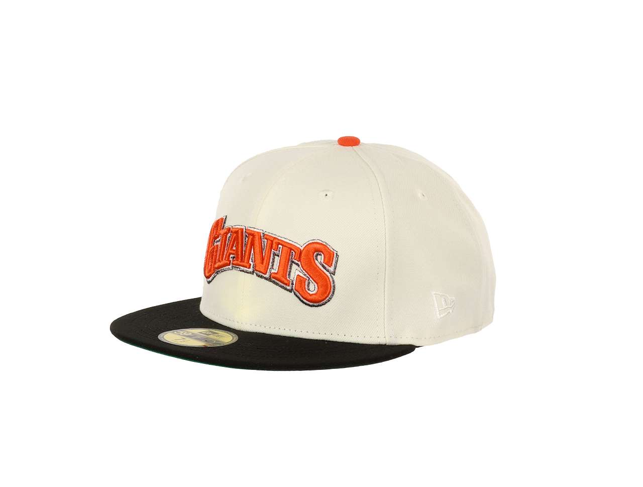 San Francisco Giants MLB Two Tone Cooperstown Tell it Goodbye Sidepatch Chrome Black 59Fifty Basecap New Era