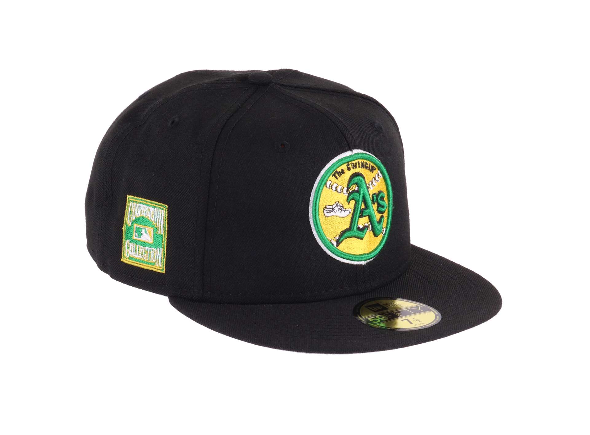 Oakland Athletics Cooperstown Collection MLB Black 59Fifty Basecap New Era
