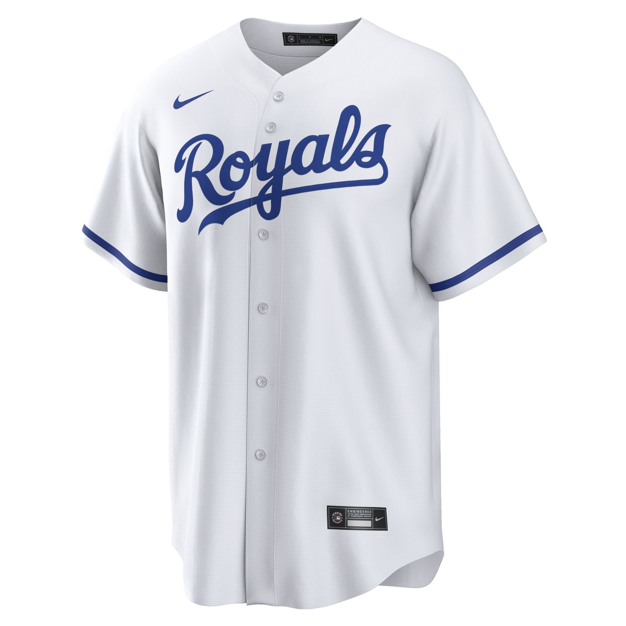 Kansas City Royals White Official MLB Replica Home Jersey Nike