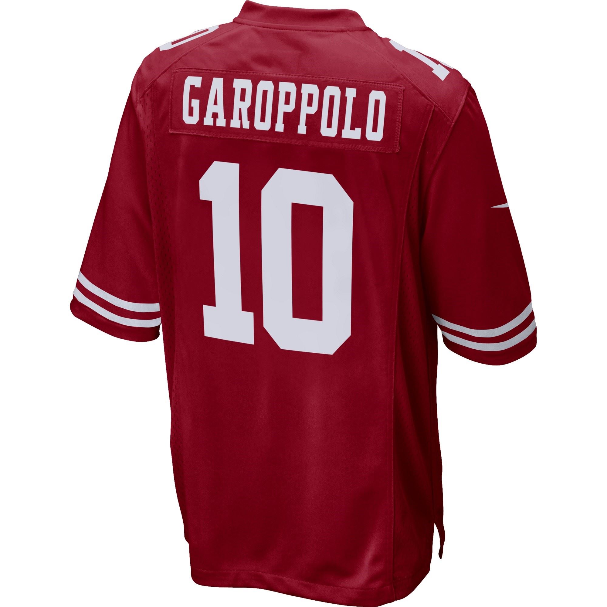 Jimmy Garoppolo #10 San Francisco 49ers NFL Game Team Colour Jersey Nike