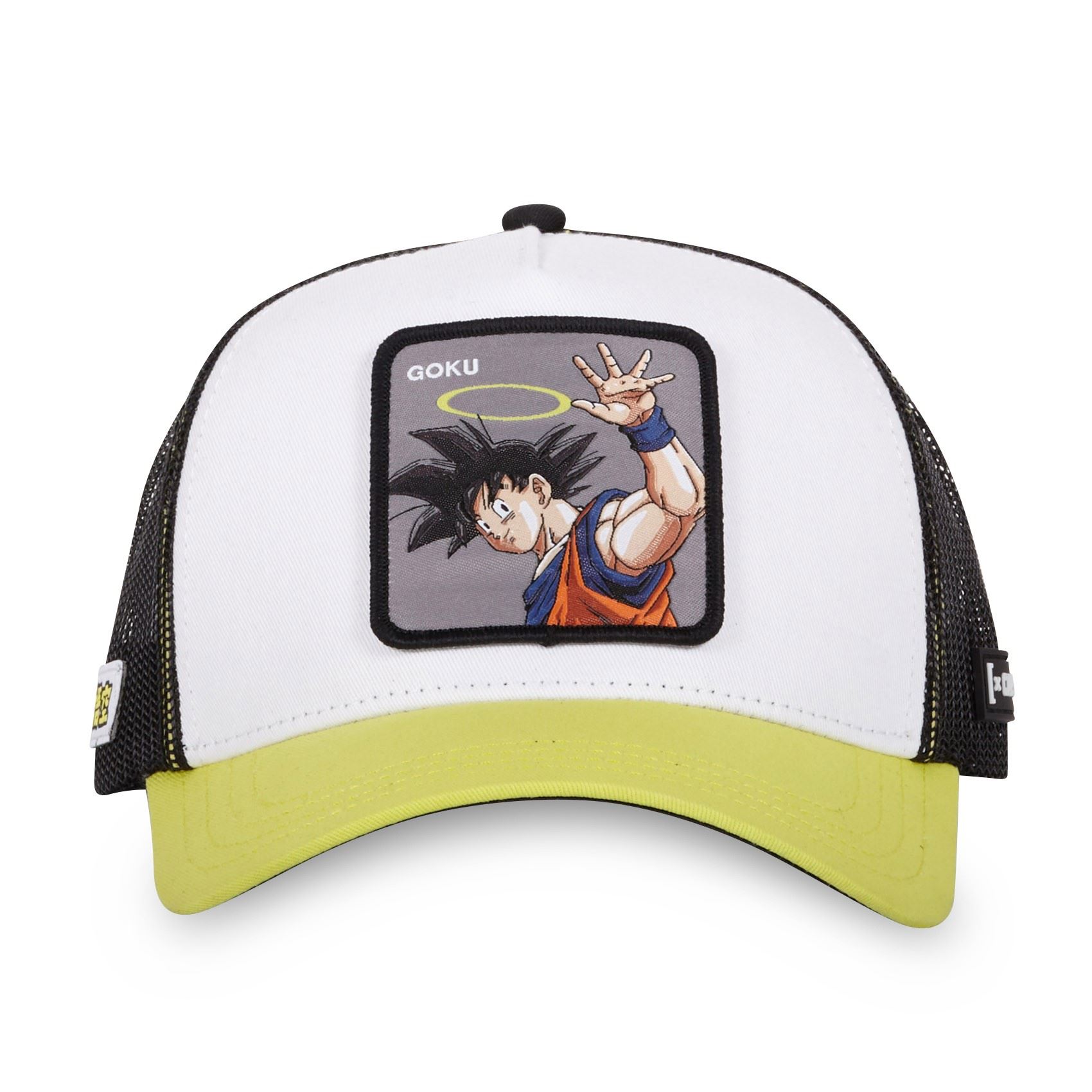 Angel Goku Dragon Ball Z Weiß Gelb Trucker Cap Capslab