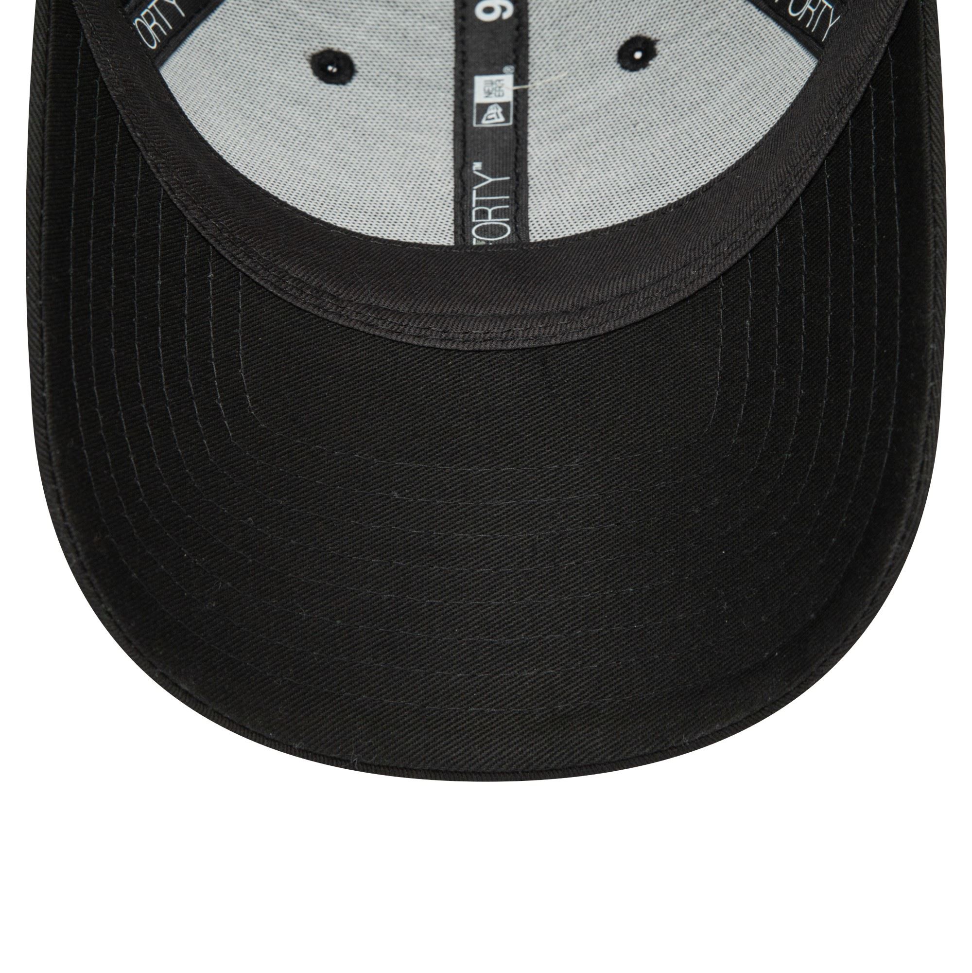New York Yankees MLB Metallic Logo Schwarz 9Forty Verstellbare Damen Cap New Era
