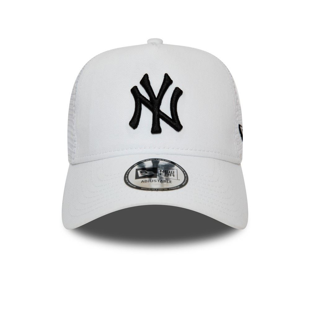 New York Yankees MLB League Essential A-Frame Adjustable Trucker Cap New Era