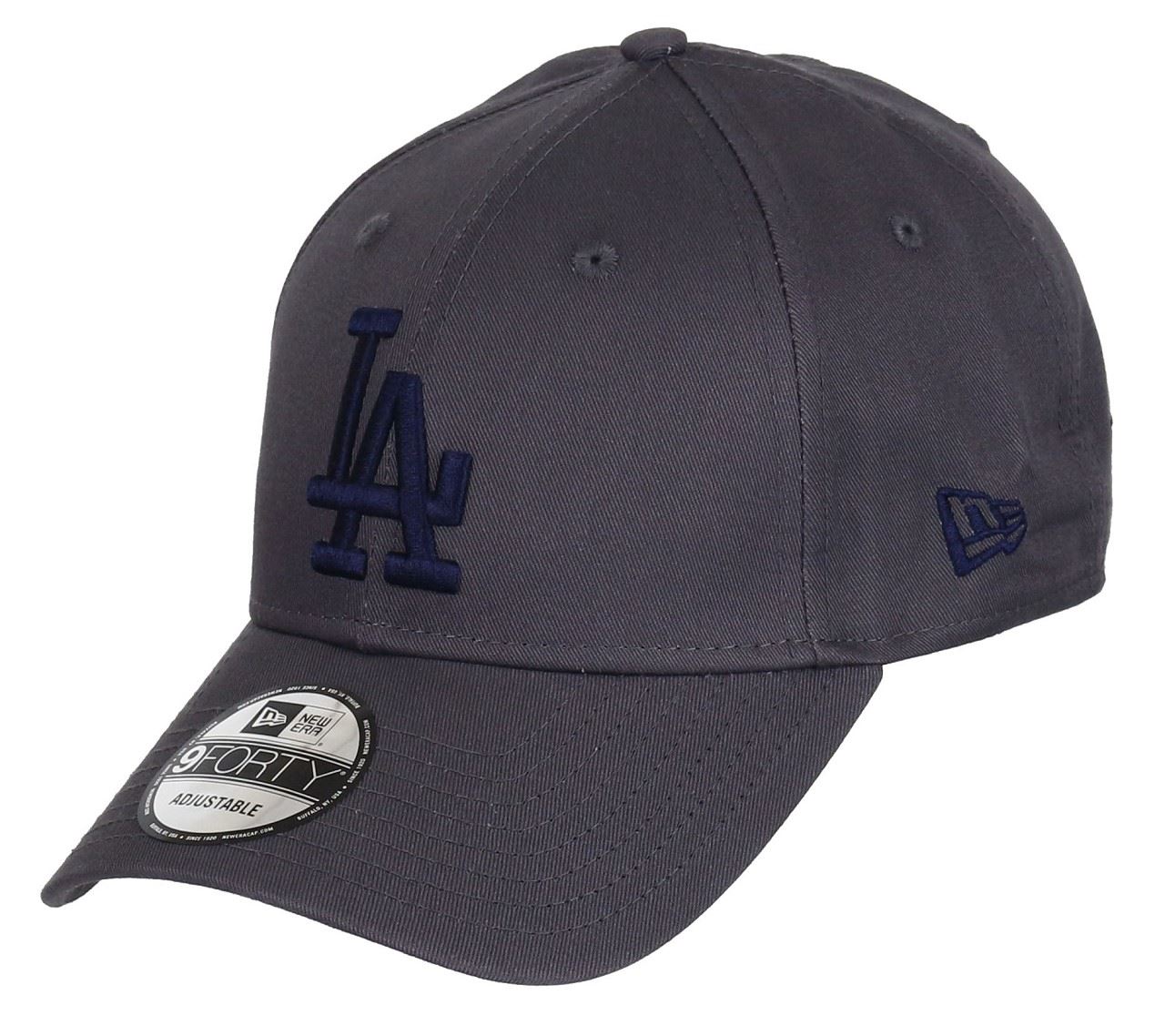 Los Angeles Dodgers MLB League Essential Grey 9Forty Adjustable Cap New Era