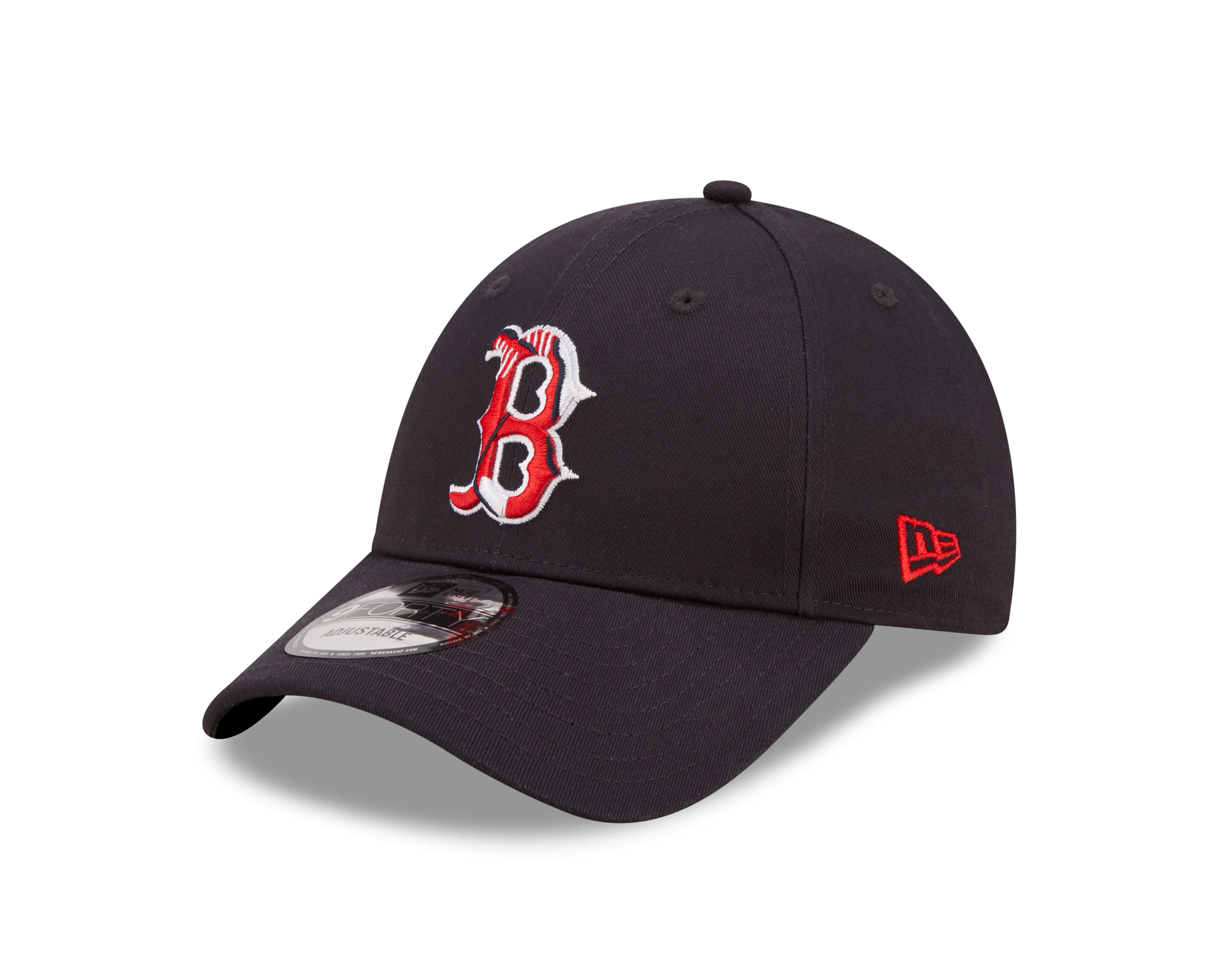 Boston Red Sox MLB Team Logo Infill Navy 9Forty Adjustable Cap New Era