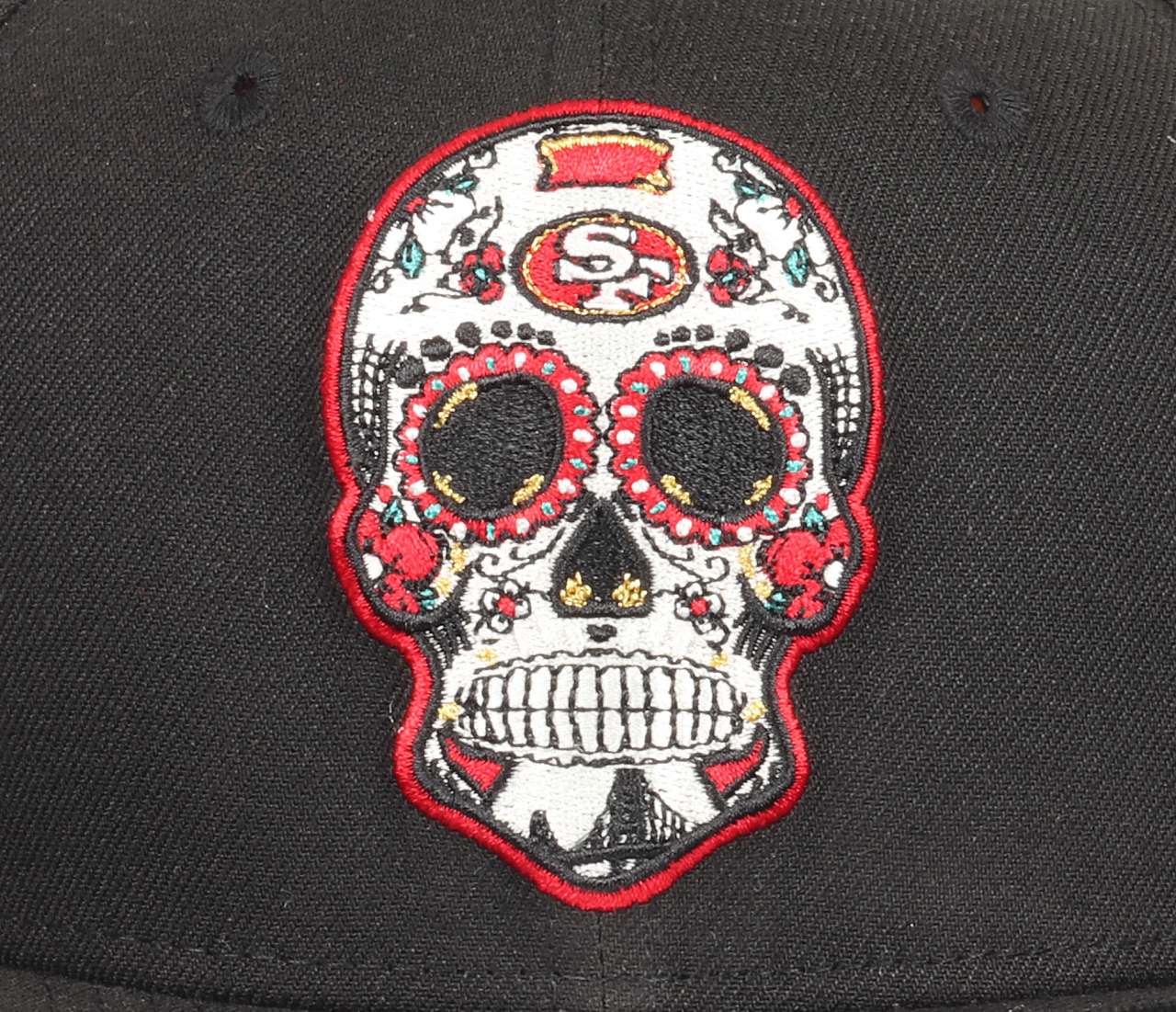 San Francisco 49ers NLF Sugar Skull Black 9Fifty Original Fit Cap New Era