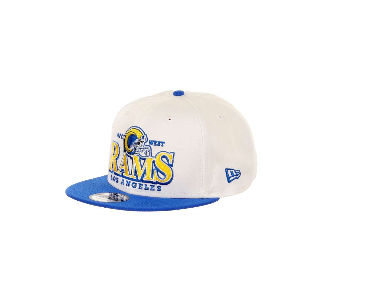 Los Angeles Rams NFL Helmet White Original Teamcolour Blue 9Fifty Snapback Cap New Era