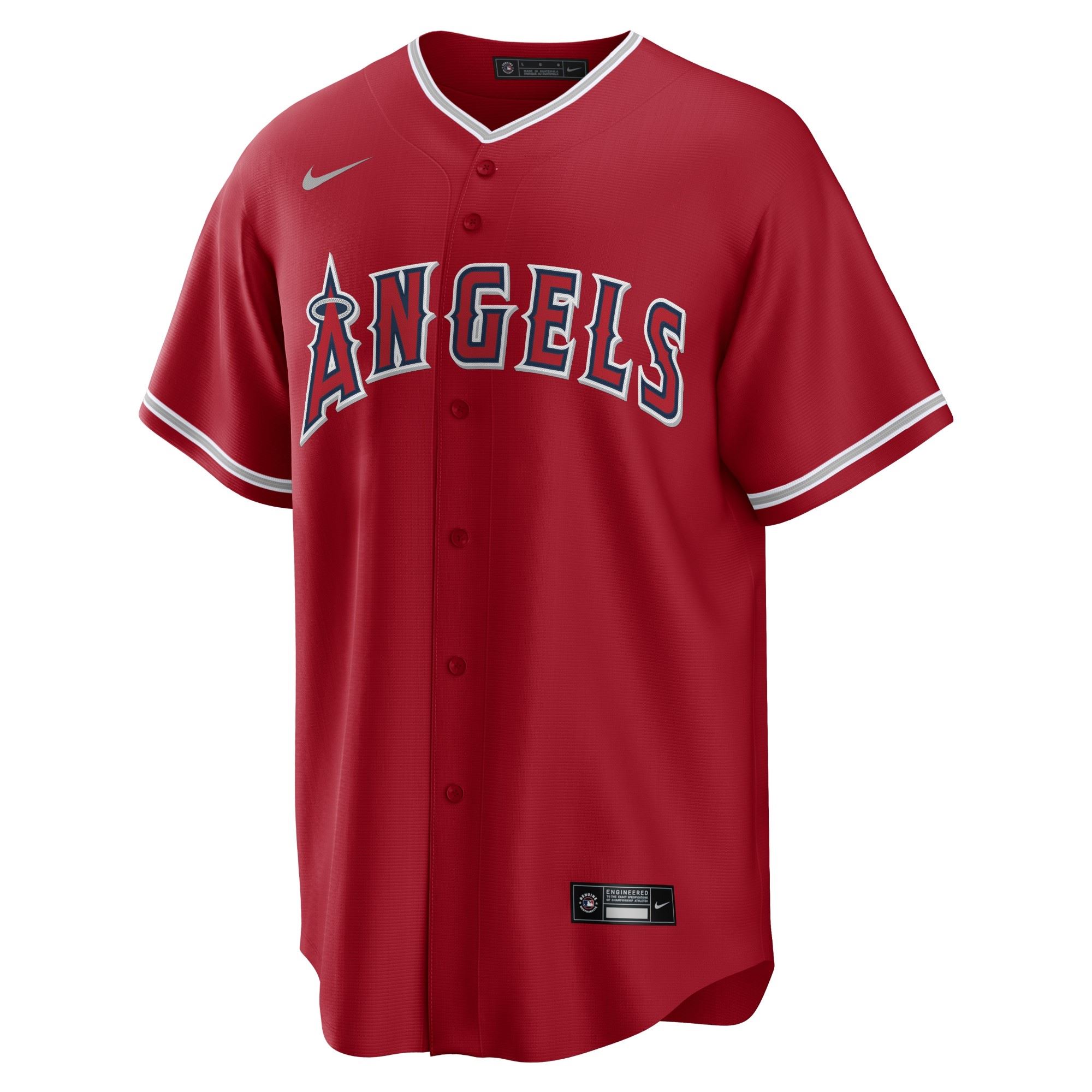 Los Angeles Angels of Anaheim Red Official MLB Replica Alternate Jersey Nike