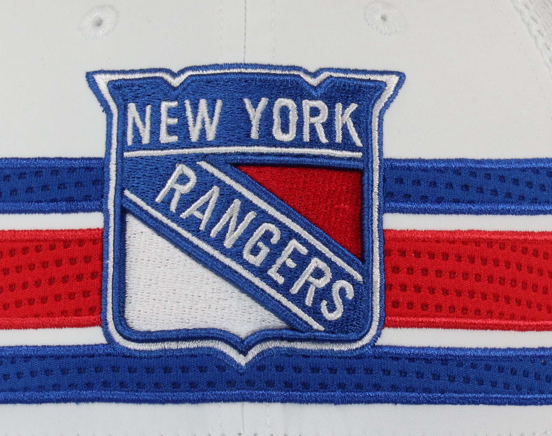 New York Rangers NHL Authentic Pro Draft Jersey Hook Structured Trucker Cap Fanatics