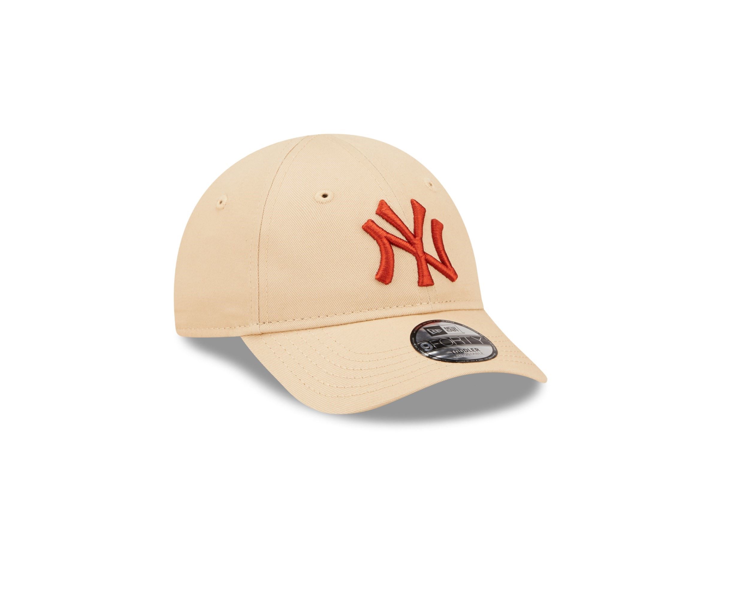 New York Yankees MLB League Essential Beige Brown 9Forty Toddler Cap New Era