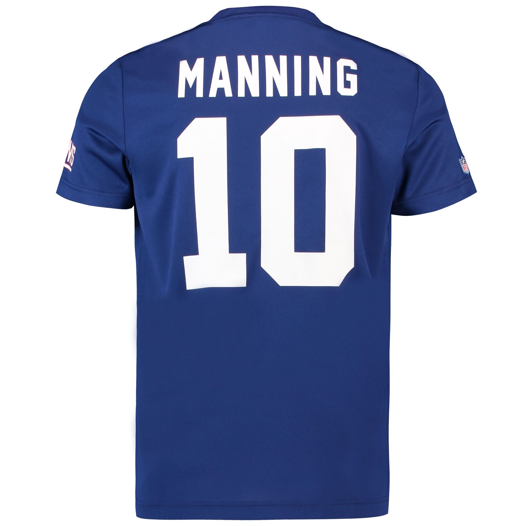 Manning 10 New York Giants Name & Number Majestics NFL T-Shirt Fanatics