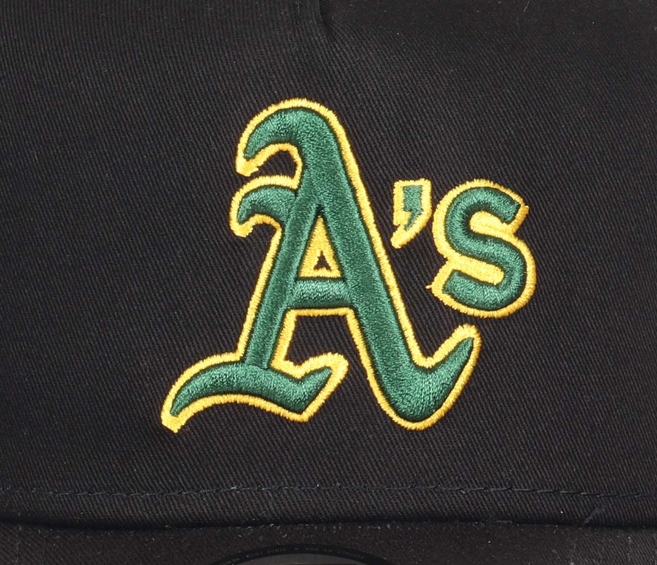 Oakland Athletics MLB Evergreen Black 9Forty A-Frame Snapback Cap New Era