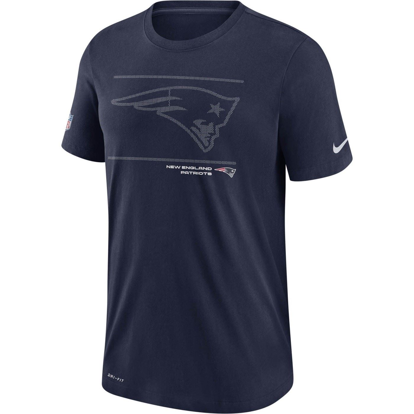 New England Patriots NFL DFCT Team Issue Tee Navy T-Shirt Nike