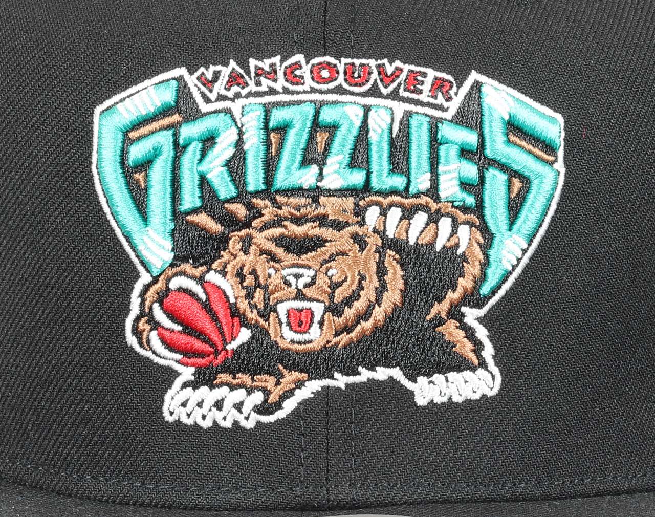Vancouver Grizzlies NBA Conference Patch HWC Black Original Fit Snapback Cap Mitchell & Ness
