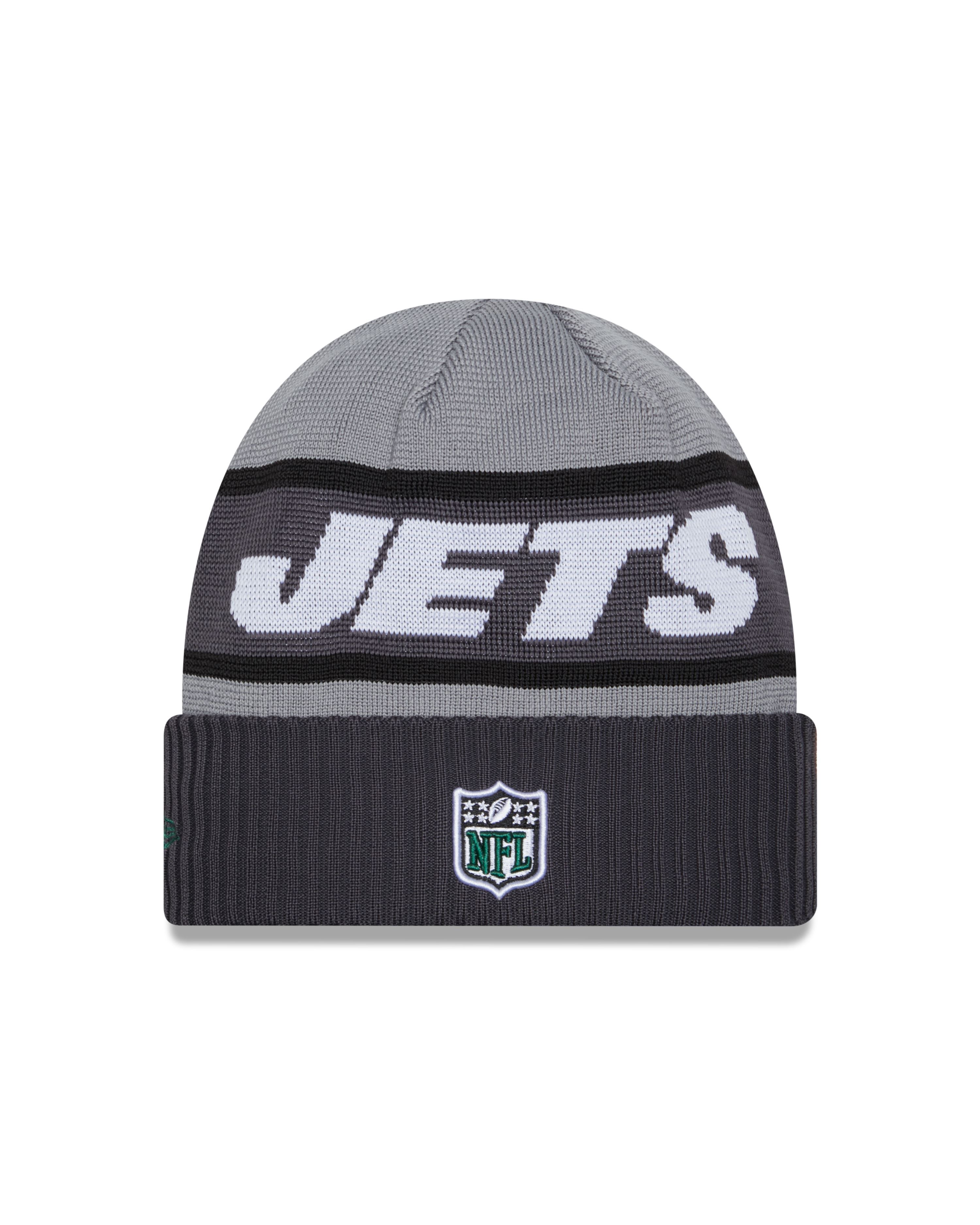 New York Jets NFL 2023  Sideline Tech Knit CW Gray Beanie New Era