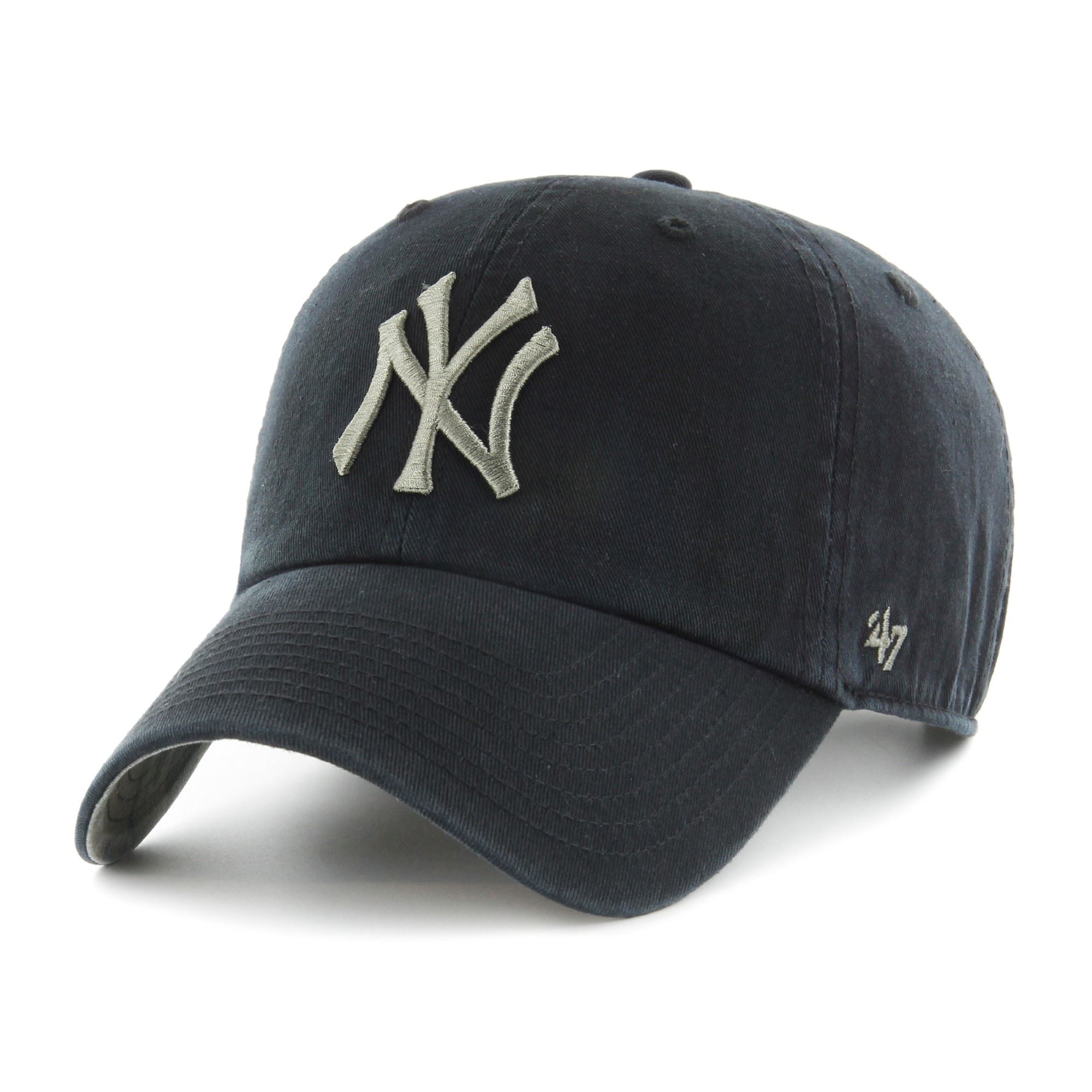 New York Yankees Black MLB Ballpark Camo Clean Up Cap '47