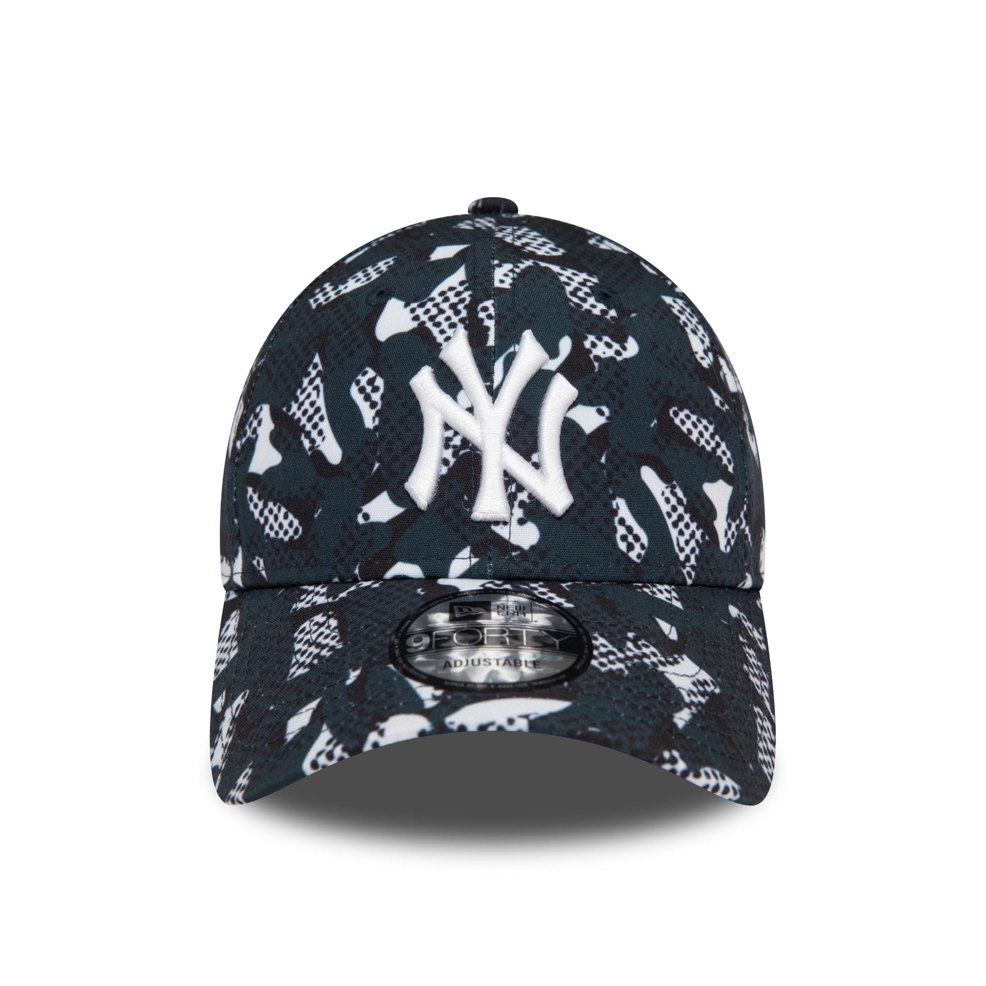 New York Yankees MLB Seasonal Print Marineblau Verstellbare 9Forty Snapback Cap