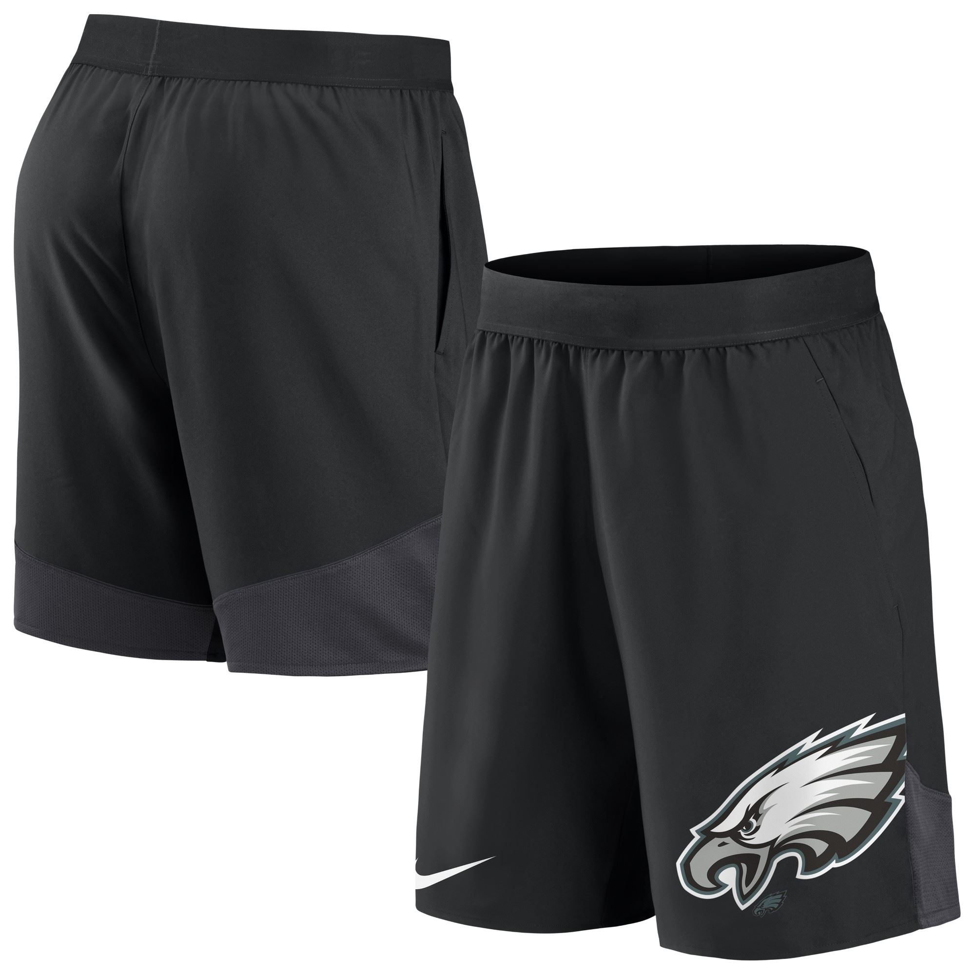 Philadelphia Eagles NFL Stretch Woven Short Black / Anthracite Hose Nike