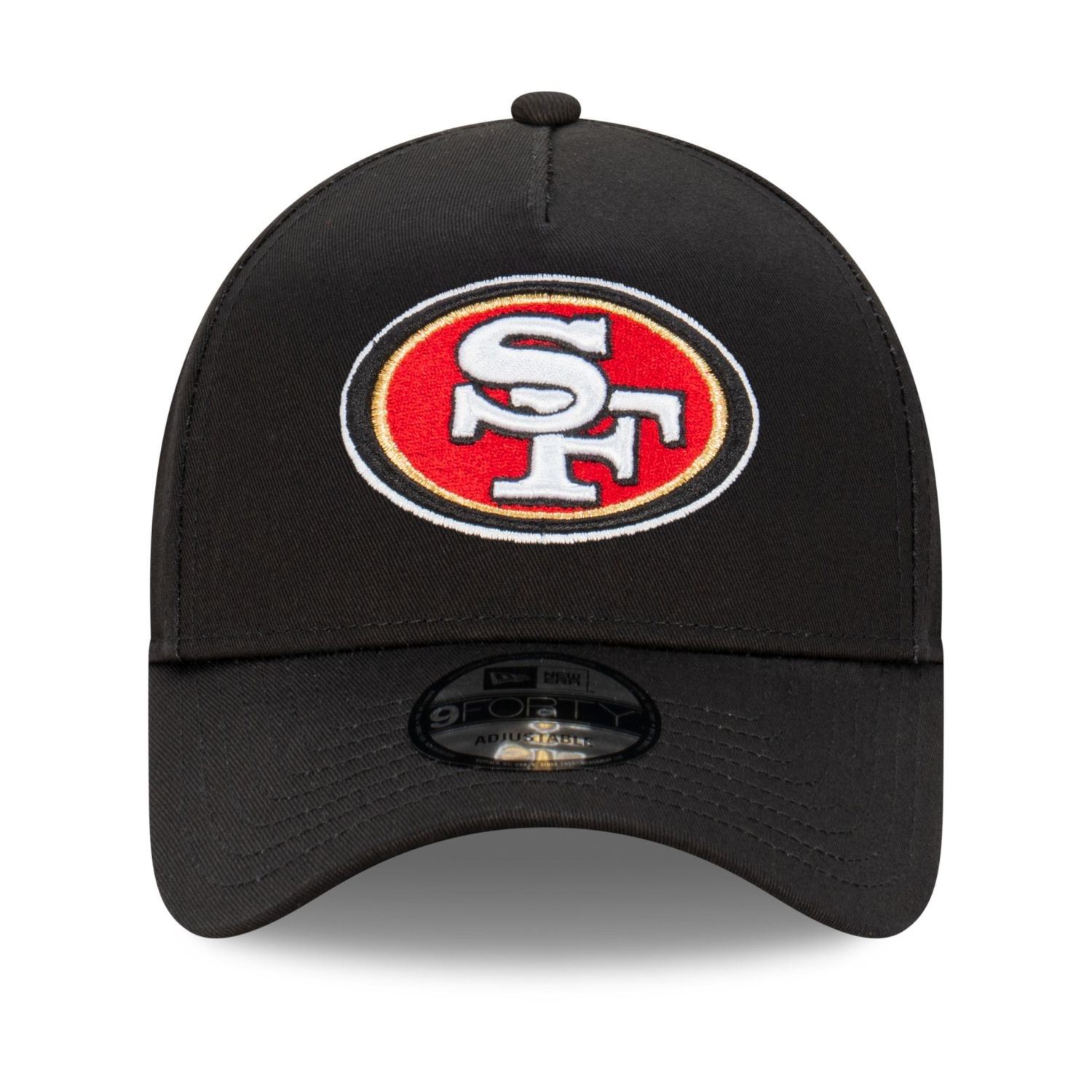 San Francisco 49ers NFL Evergreen Black 9Forty Adjustable A-Frame Cap New Era