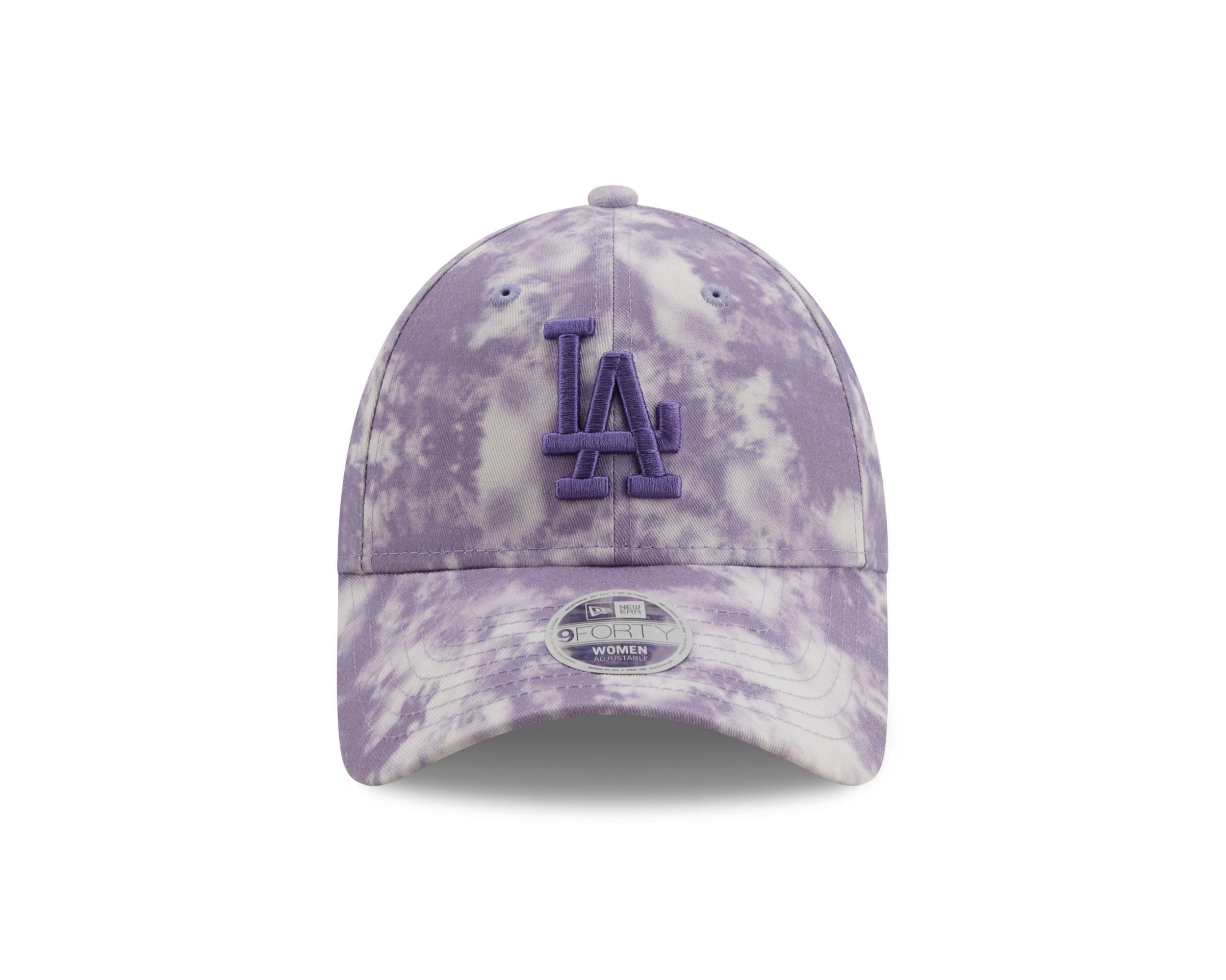Los Angeles Dodgers MLB Tie Dye Purple 9Forty Adjustable Women Cap New Era
