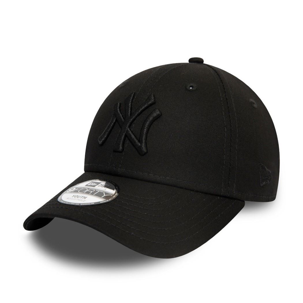 New York Yankees MLB League Essential Black 9Forty Adjustable Kids Cap New Era