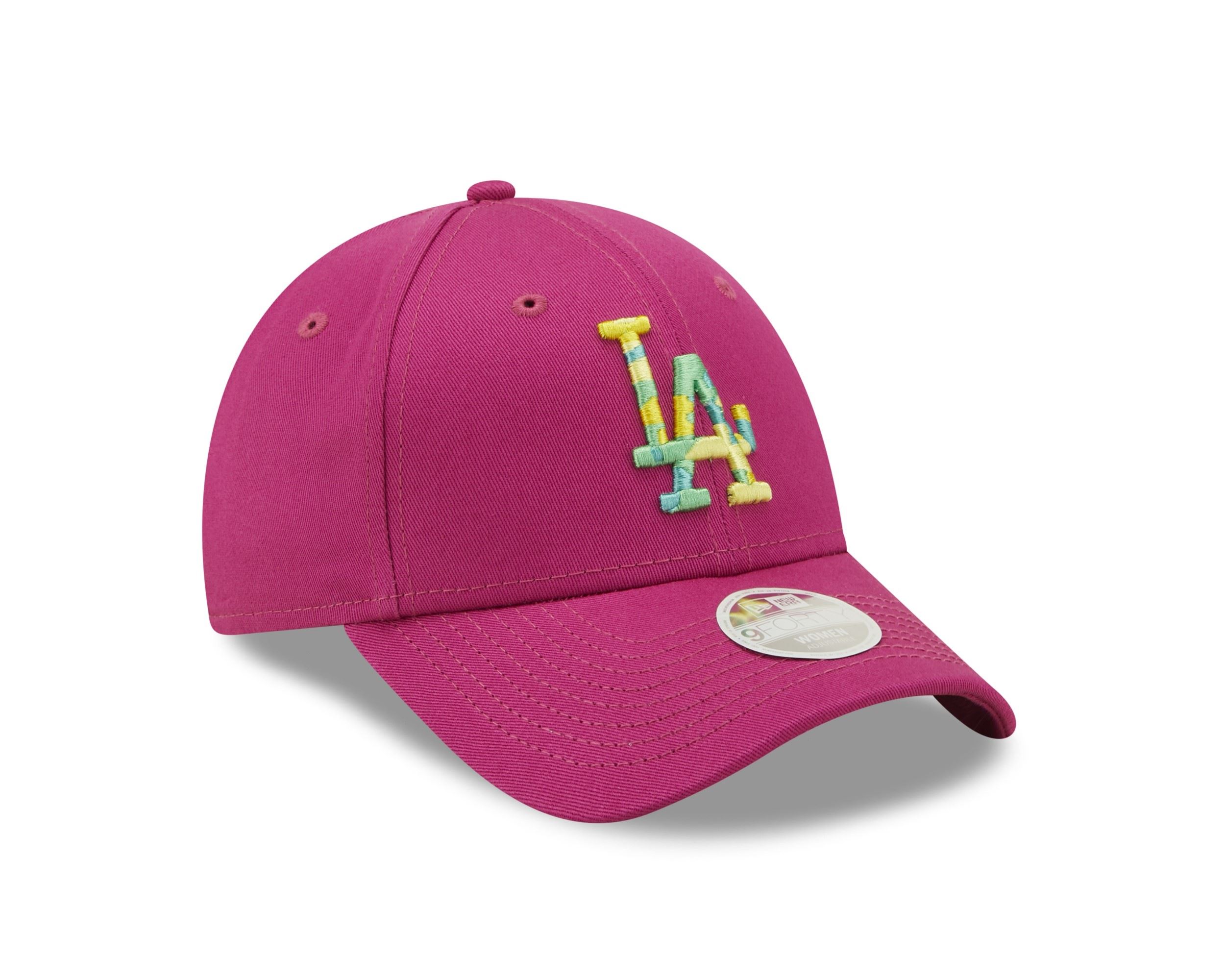 Los Angeles Dodgers MLB Camouflage Infill Pink 9Forty Adjustable Women Cap New Era