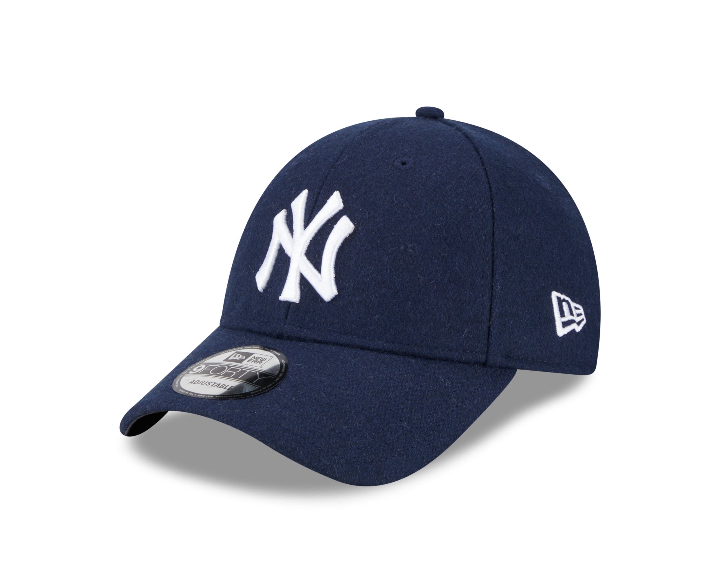 New York Yankees MLB Wool Essential Navy 9Forty Adjustable Cap New Era