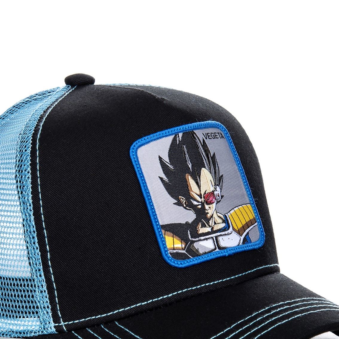 Vegeta Dragon Ball Z Black Blue Trucker Cap Capslab