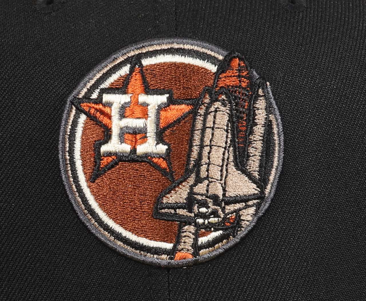 Houston Astros MLB Apollo 11 Sidepatch Black Brown 59Fifty Basecap New Era