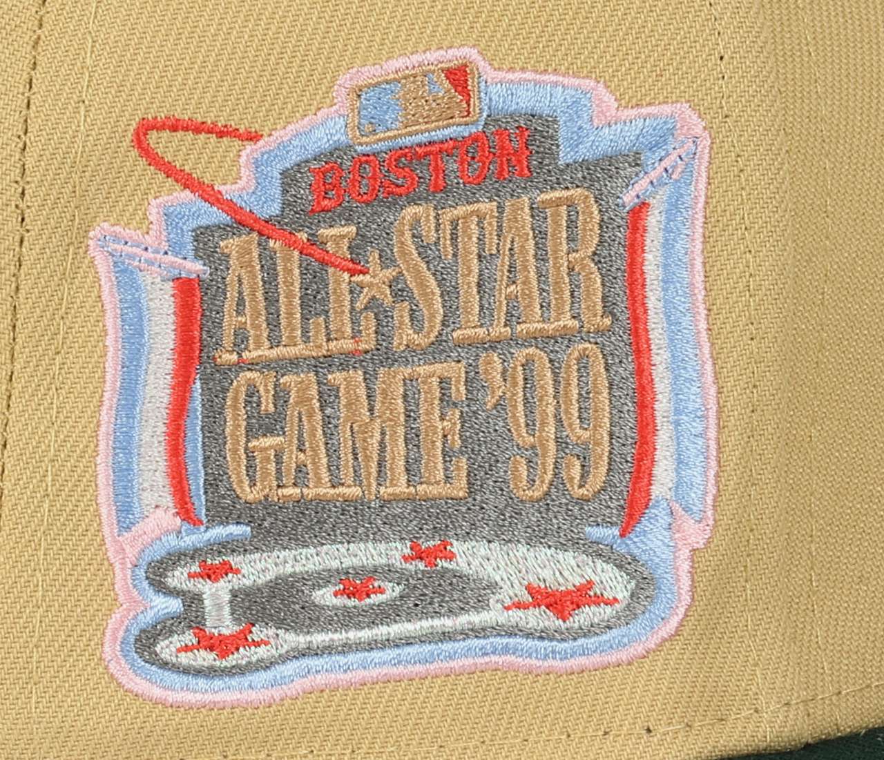 Boston Red Sox MLB Cooperstown All Star Game 1999 Beige Green 59Fifty Basecap New Era