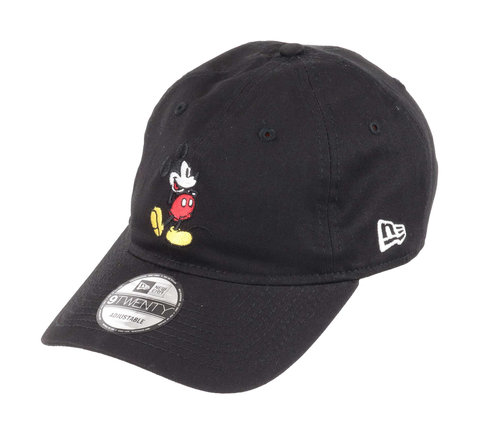 Mickey Mouse Characater Black 9Twenty Unstructured Strapback Cap New Era