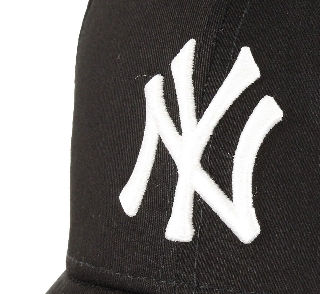 New York Yankees MLB Rear Logo Black / White 9Forty Adjustable Cap New Era