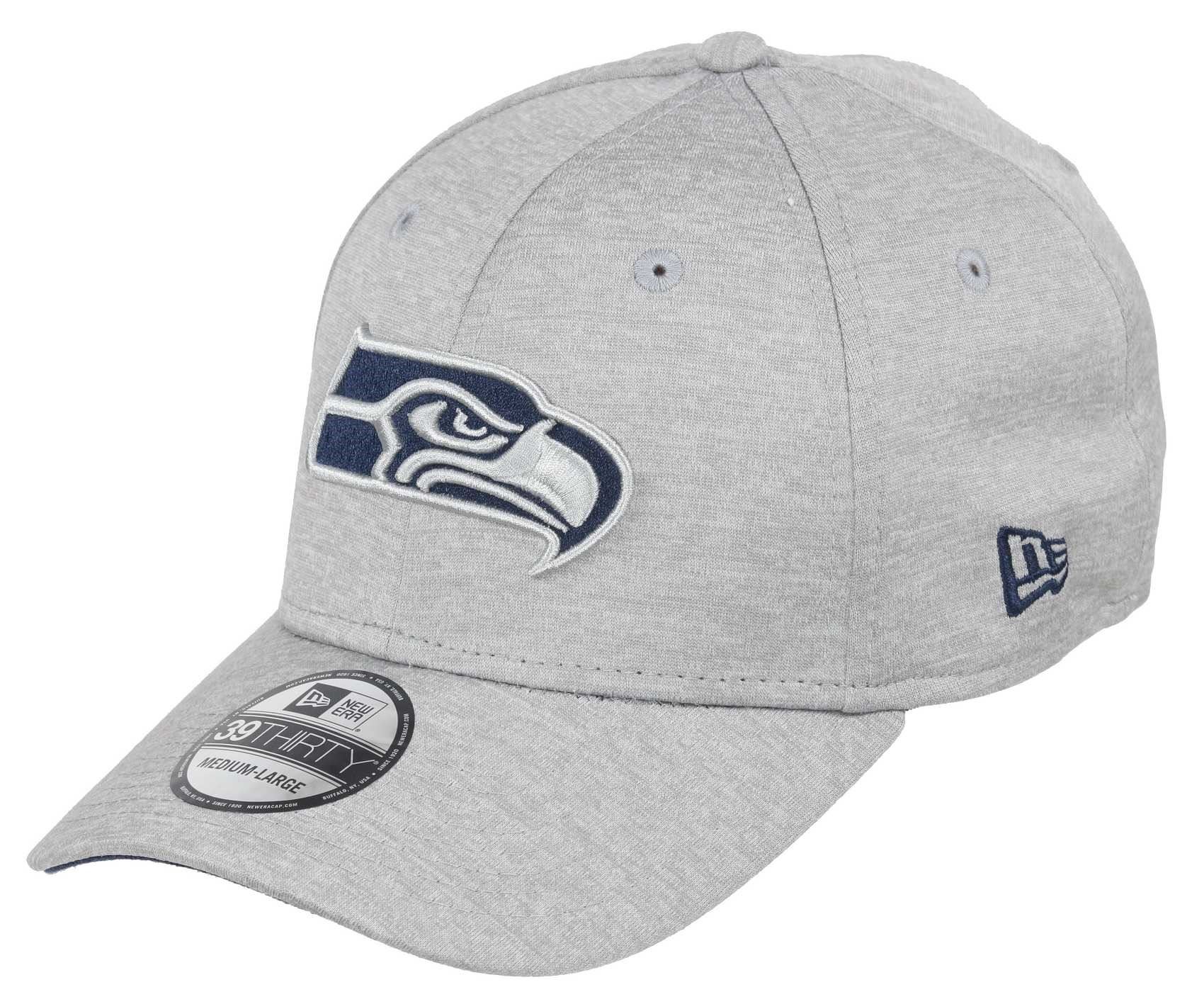 Seattle Seahawks Grey Collection 39Thirty Stretch Cap New Era