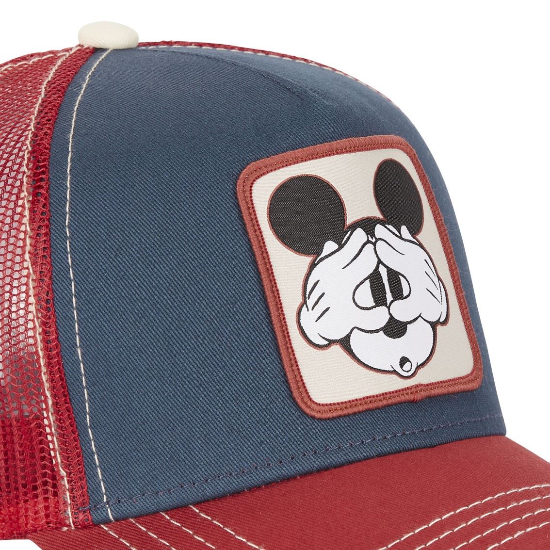 Mickey Mouse Walt Disney Blue Red Trucker Cap Capslab