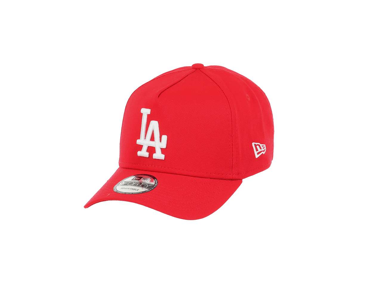 Los Angeles Dodgers MLB Essential Scarlet 9Forty A-Frame Snapback Cap New Era