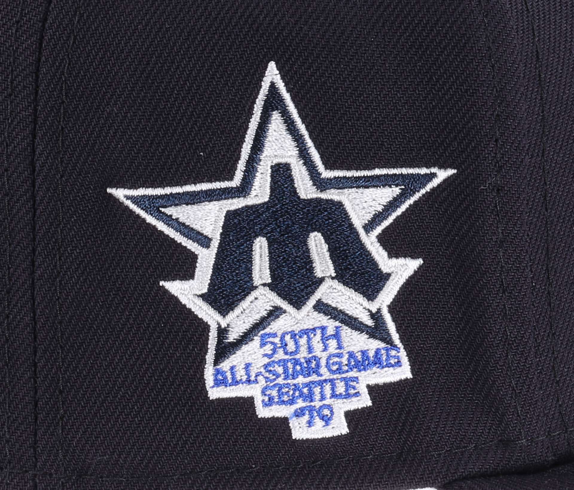 Seattle Mariners Navy Side Patch 50th Alll-Star Game MLB 59Fifty Basecap New Era